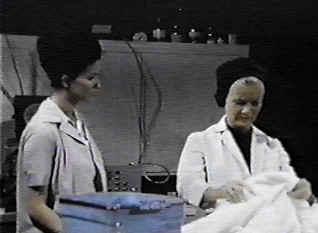 "Nurse, you don't happen to be the one who set my lunch next to the maggot tank, are you?"